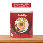 Chaizup Premium 1 Min Instant Masala Tea Premix - 500gm Can, 17.6 Ounce | Just Add Hot Water - Assam Masala Chai Powder | Low Caffeine, No Added Color - Home Like Tea